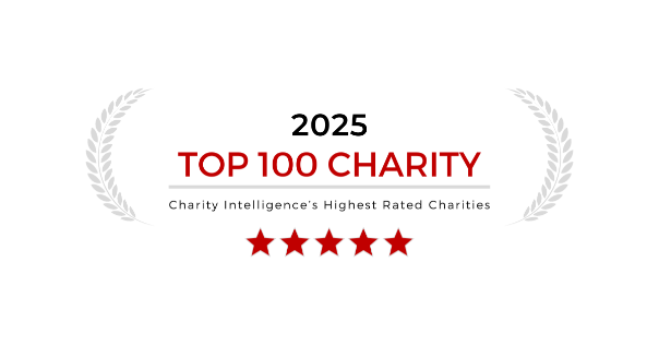 Charity Intelligence Top 100 Charity, 5-Star Rated