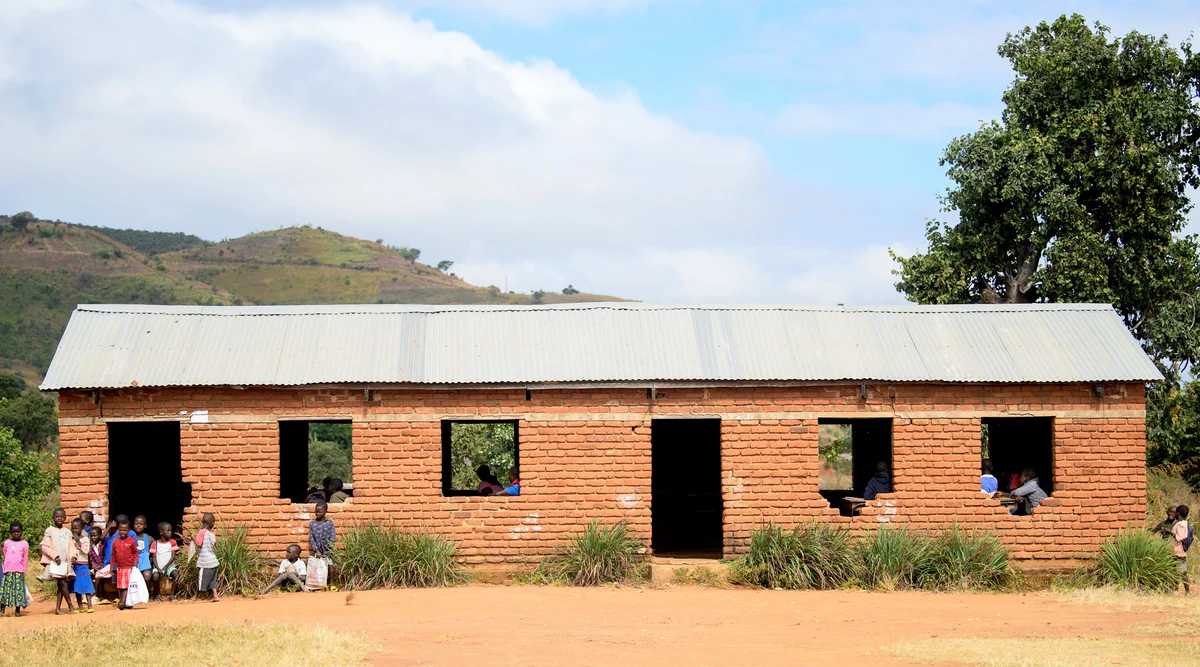 School building in Ntchisi, Malawi
