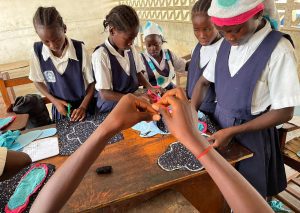 As Part Of The Life Skills Curriculum Of The Girls’ Accelerated Learning Initiative, Participants Learned To Make Their Own Reusable Sanitary Pads In A Workshop Facilitated By ActionAid. Menstruation Can Be A Significant Barrier To Regular School Attendance For Many Girls.