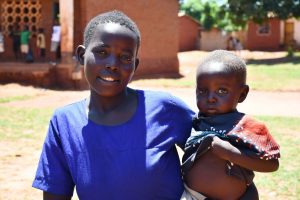 Zione (pictured Here With Her Baby Francis, Aged 2), Is Getting A Second Chance At An Education With The Support Of Mother’s Groups And School Learning Clubs Supported By The Innovations In Health, Rights And Development Project In Malawi.